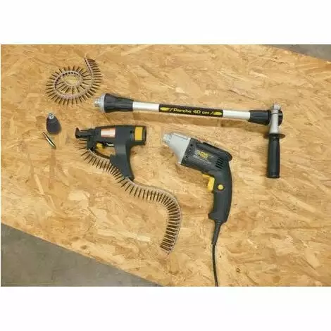 Fartools - Visseuse Automatique à Plaque De Plâtre Sur Perche 550 W Vis 25 à 55 Mm - PM 550T 2 Fartools - Visseuse Automatique à Plaque De Plâtre Sur Perche 550 W Vis 25 à 55 Mm - PM 550T – Image 2