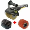 FARTOOLS Pack 615126 : Rénovateur REX120C + Brosse A Lanieres - Spécial Bois, Métal Et Pierre - Surfaces Planes Ou Complexes