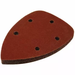 FARTOOLS Patins Abrasifs Delta Auto-agrippants 140 X 140 X 80 Mm Grain 120 - Lot De 6