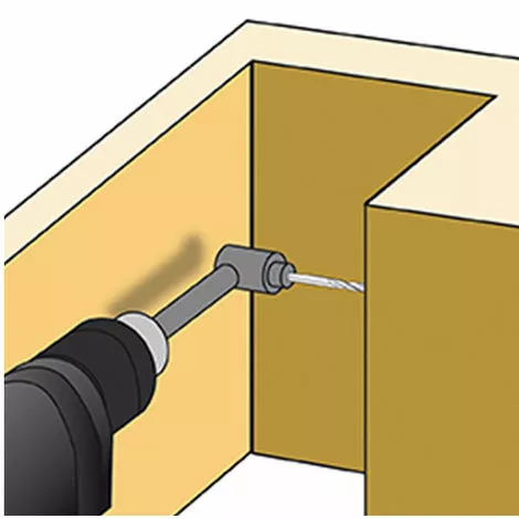 FARTOOLS Mandrin 10 Mm à Renvoi D'angle Pour Perceuse 2 FARTOOLS Mandrin 10 Mm à Renvoi D'angle Pour Perceuse – Image 2