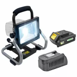 FARTOOLS Lampe De Chantier LED 3 W Sans Fil KIT XF-LIGHT2 - 18 V 1,5 Ah Avec Chageur