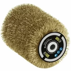 FARTOOLS Brosse Fil Laitonné 0,3mm Ø80mm - L 100mm Pour Décaper/dégriser