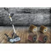 FARTOOLS PACK GRAND RENOVATEUR SUR PIED POUR SURFACE AU SOL + 2 BROSSES FIL LAITONNE + 2 BROSSES LAMELLES ABRASIVES