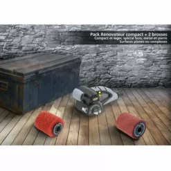 FARTOOLS PACK REX80 RENOVATEUR COMPACT + BROSSE NYLON ABRASIF + + BROSSE FIBRE SYNTHETIQUE