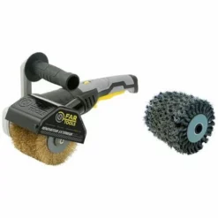 FARTOOLS Rénovateur REX120C 1300W, Avec 2 Brosse (laiton + Fil Métal Torsadé) FAR TOOLS